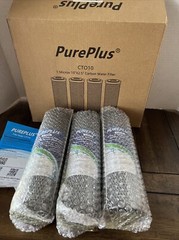 EC 3 Pack PUREPLUS 1 Micron 10”X2.5” Carbon Water Filter New