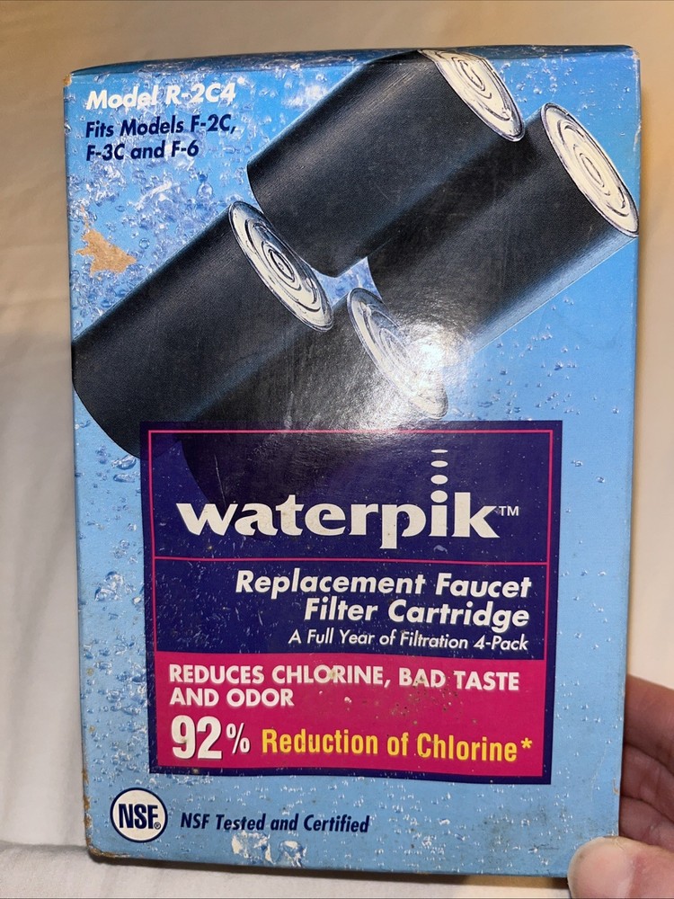 3 Pack WaterPik Model R-2C4 Replacement Faucet Filter Cartridge For F-2C F-3C F6
