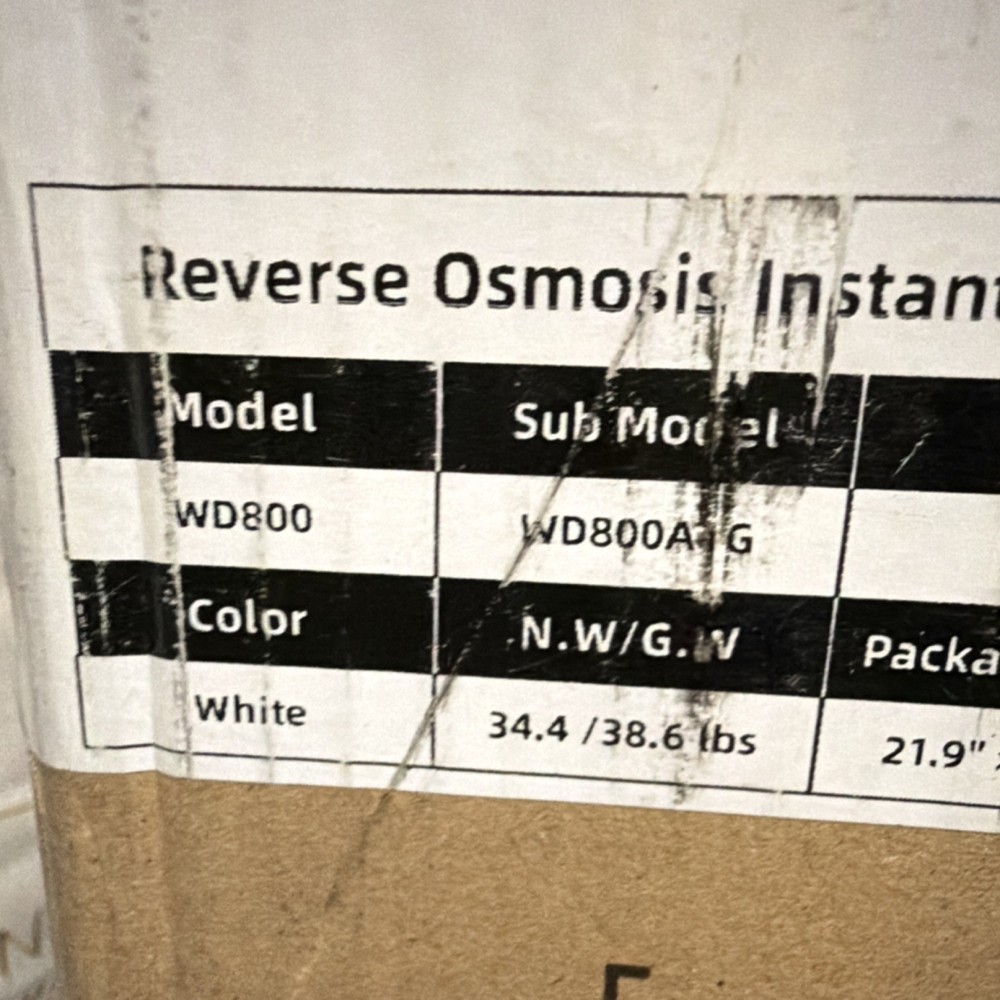 MIZUDO WD800 Reverse Osmosis Instant Hot Water Dispenser System White