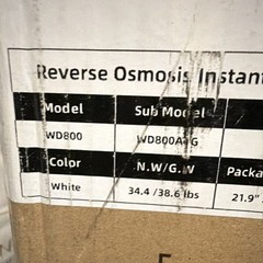 MIZUDO WD800 Reverse Osmosis Instant Hot Water Dispenser System White