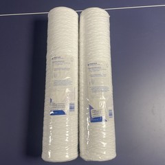 2 PENTAIR PENTEK WP5BB20P SEDIMENT FILTER STRING-WOUND 20″ X 4.5″, 5 MICRON