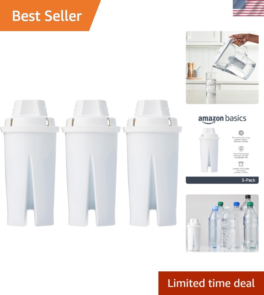 Enhanced Replacement Water Filters for Water Pitchers, BPA-Free, WQA & NSF Ce…