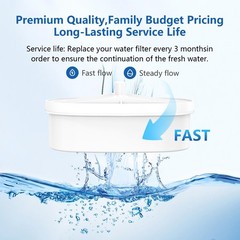 UAMIGYU Filter for Waterdrop® WD-PF-01A Plus, Reduces PFOA/PFOS, Chlorine, wi…
