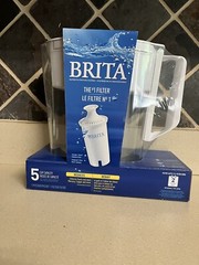 Brita SOHO 5-cup White Plastic Water Filter Pitcher