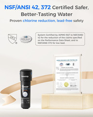 10UB under Sink Water Filter System, Reduces PFAS, PFOA/PFOS, Lead, Chlorine, Ba