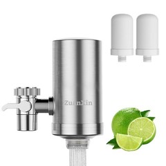 Water Filter for Sink Faucet, Stainless Steel Water Purifier for Kitchen Sink…