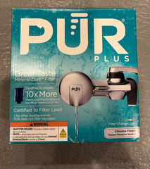 PUR Filtration PLUS Faucet Mount Water Purifier Filter System PFM400H Chrome