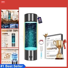 Hydrogen Water Bottle 5000 PPB SPE Technology SGS Certified Portable Generator