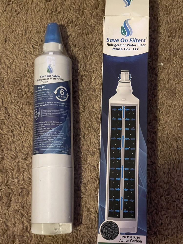 LG LT600P Refrigerator Water Filter New FREE SHIP Compatible Models In Photo