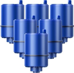 Water Filter Replacement 6 Pack 100 Gallons of Cleaner Water with Coconut Carbon