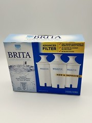 Brita Water Pitcher Filters Advanced Replacement Filter Lot of 2 Sealed open box