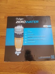 Culligan Zero Water 10 cup filtration pitcher, TDS tester and filter