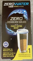 ZeroWater Replacement Water Filter For Pitchers New sealed box