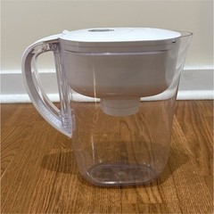Brita Maxtra+ Water Pitcher Clear Plastic with White Lid Used