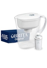 Brita Metro Water Filter Pitcher 6 Cup BPA-Free + Brita Filter *Pitcher sealed!*