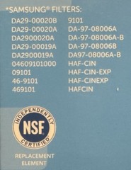 PH21310 Water Filter Refrigerator Filter, Pack of 3, Cert NSF/ANSI Standards 42
