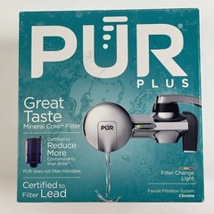 PUR Plus Faucet Mount Filtration System – Chrome – Complete Open Box