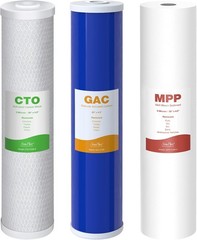 20×4.5 Inch Whole House Water Filter Set 3 Stage