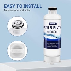 Water Filter for Samsung RF23BB8600QLAA/ RF30BB6600QLAA/ RF30BB660012AA/ RF30…