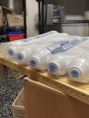 Hydronix ICF-10 Inline Coconut Carbon Water Filter 1/4″ FNPT 5 Pack Lot