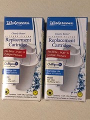 Set of 2 Culligan, Brita, PUR, Dupont Water Pitcher Replacement Filter Cartridge