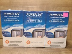 PurePlus PP-RWF0100A-S Refrigerator Water Filter Fits LG -Kenmore LOT OF 3 NEW