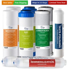 NSF Certified 1- Reverse Osmosis Water Filter, Alkaline Remineralization Filt…