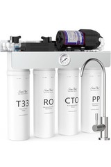 SimPure UV Tankless Reverse Osmosis System TI-400UV 8-Stage Filtration (D9)