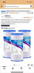 10”x4.5” Sediment Pleated Water Filter