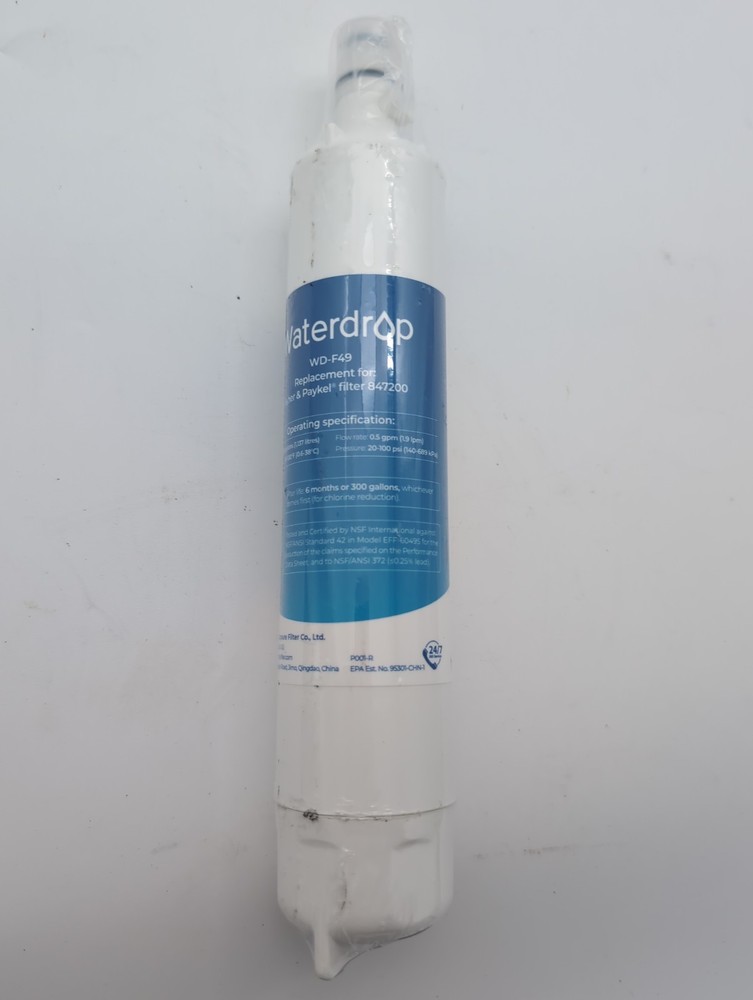 Waterdrop Wd-f49 Water Filter For Fisher Paykel 847200 Sealed E1