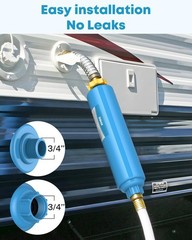 High Flow Inline Water Filter for RVs & Camping – NSF Certified, 20 Microns