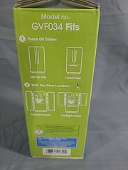 Great Value GE Refrigerator Replacement Filter Model GVF034 – Replaces GE XWF