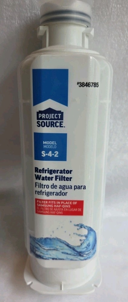 Project Source 3846785 S-4-2 Refrigerator Water Filter For Samsung HAF-QINS NEW