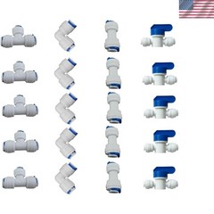 Versatile 20-Piece 1/4-Inch Quick Connect Fitting Set for Water Filtration