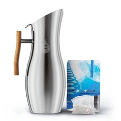 pH Vitality Alkaline Water Filter Pitcher for Drinking Water Stainless Steel – A