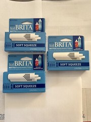BRITA Replacement Filters Soft Squeeze Bottle 3 boxes containing 2-filters