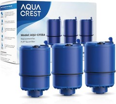 AQUA CREST 3 Pack Faucet Filter Replacement for All PUR®Plus, NSF 42 Certified