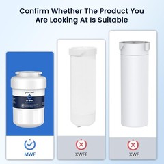 3 PACK Glacier Fresh GF-MWF Ice Water Refrigerator Filter For GE Kenmore 46-9991