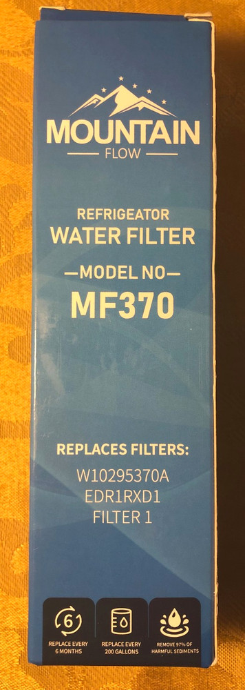 Mountain Flow Refrigerator Water Filter MF370 Replacement New In Box