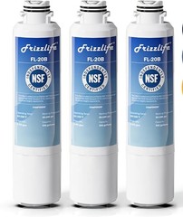 3 Pack Waterdrop DA29-00020B Refrigerator Water Filter, For Samsung HAF-CIN
