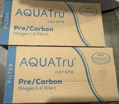 AquaTru Carafe AT100 2 Stage Pre/Carbon Filter – Genuine Filter Of 2