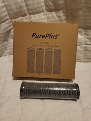 3 PurePlus Carbon Block Water Filter CT010 10”x2.5” Sintering Activated 1 Micron