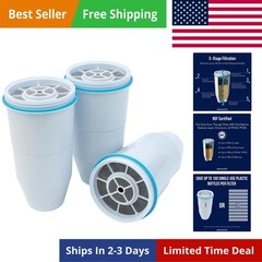 PACK OF 3 – Replacement Filter for Pitchers, 1-Pack ZR-001