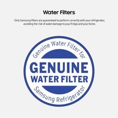Samsung Haf-Qin-2P/Exp Genuine Refrigerator Water Filter Reduces 99 Of Harmful