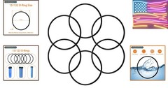 6-Pack 151122 O-Rings Compatible with Pentek Big Blue Water Filter Housings S…