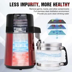 DC HOUSE Upgrade 1 Gallon Water Distiller Stainless Steel