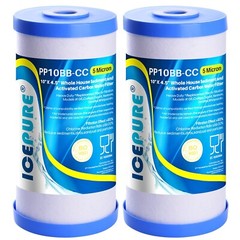 5 Micron 10″ x 4.5″ Whole House Replacement Cartridge for GE FXHTC,GXWH35F,2PACK