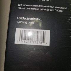 LG LT600P 5231JA2006F Refrigerator Water Filter Set of 2 NSF Genuine Replacement