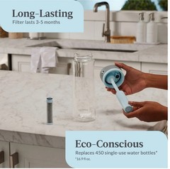 3 Pack Contigo Filtration Replacement Filter WELLS WATER BOTTLE 6 Filters Total