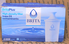 4pk Brita Plus High-Density Water Replacement Filters, BPA-Free NEW A4